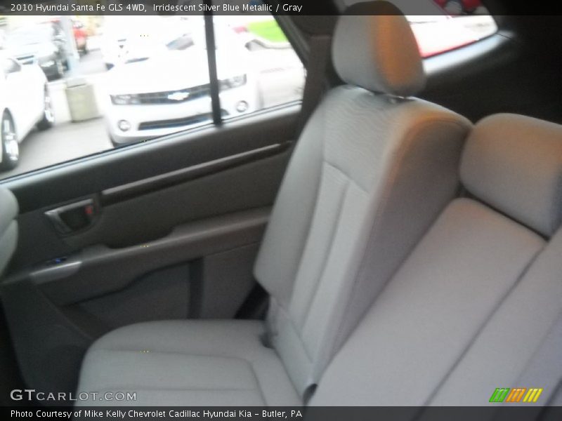 Irridescent Silver Blue Metallic / Gray 2010 Hyundai Santa Fe GLS 4WD