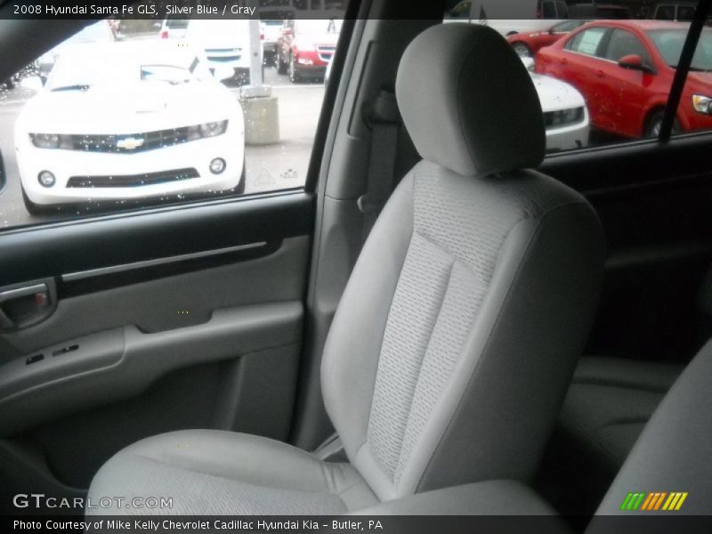 Silver Blue / Gray 2008 Hyundai Santa Fe GLS