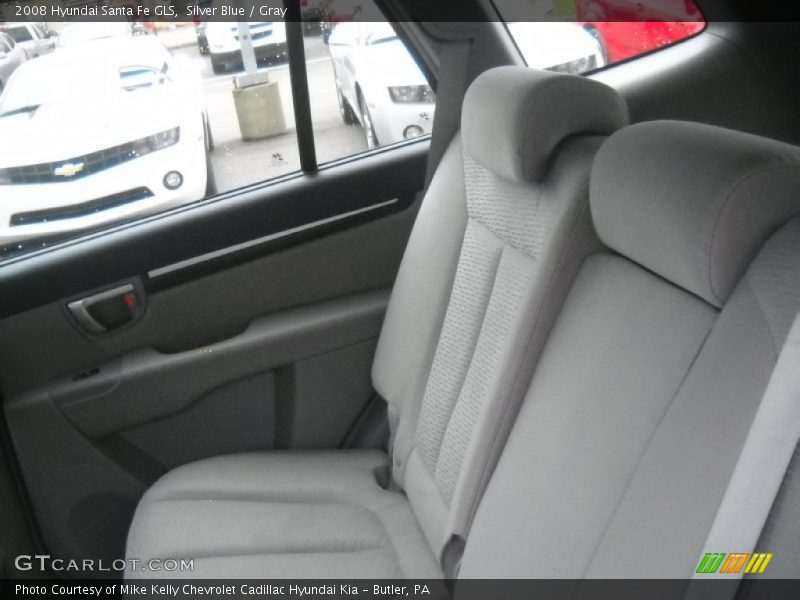 Silver Blue / Gray 2008 Hyundai Santa Fe GLS