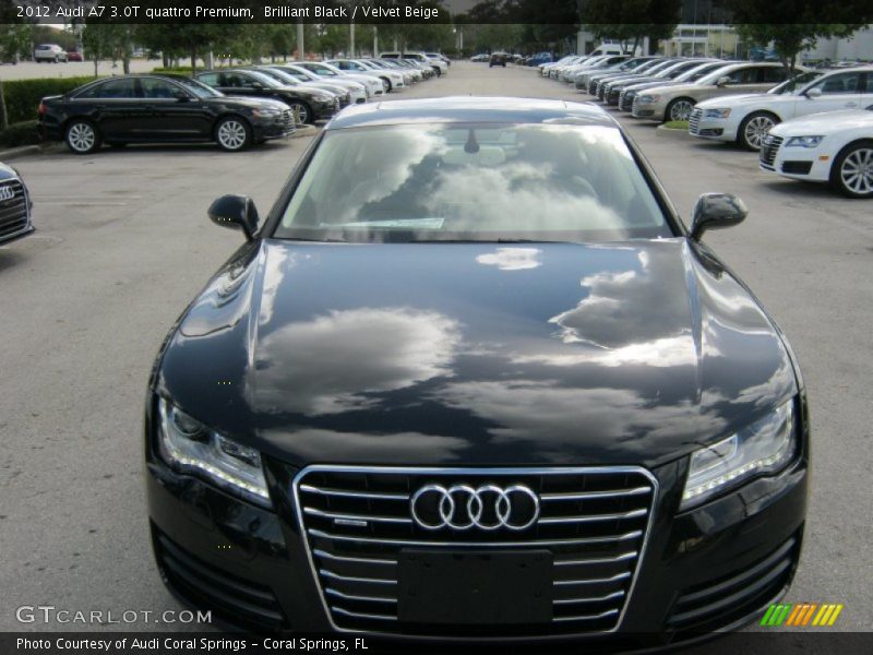 Brilliant Black / Velvet Beige 2012 Audi A7 3.0T quattro Premium