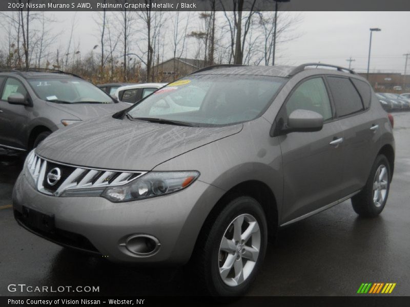 Platinum Graphite Metallic / Black 2009 Nissan Murano S AWD