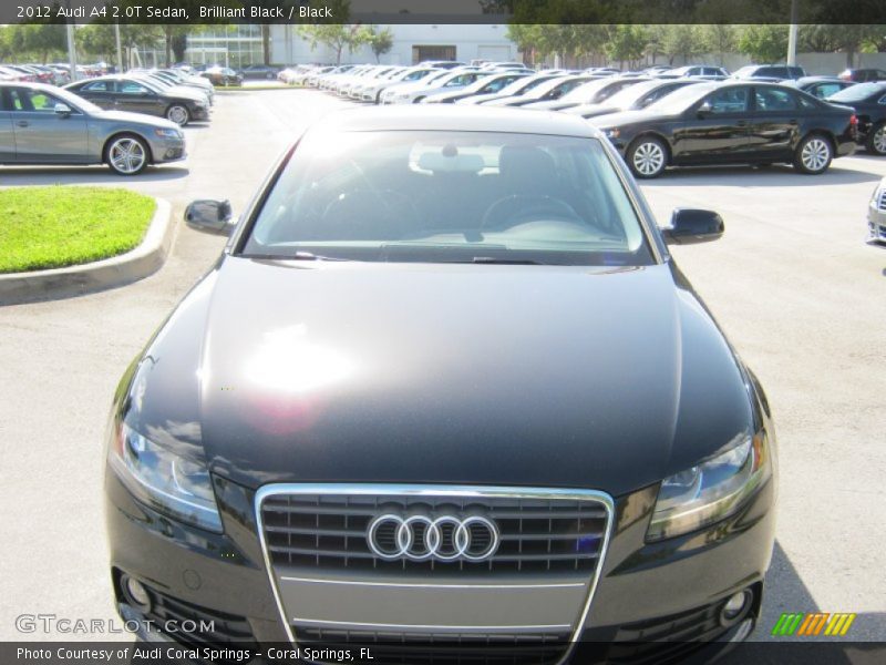 Brilliant Black / Black 2012 Audi A4 2.0T Sedan