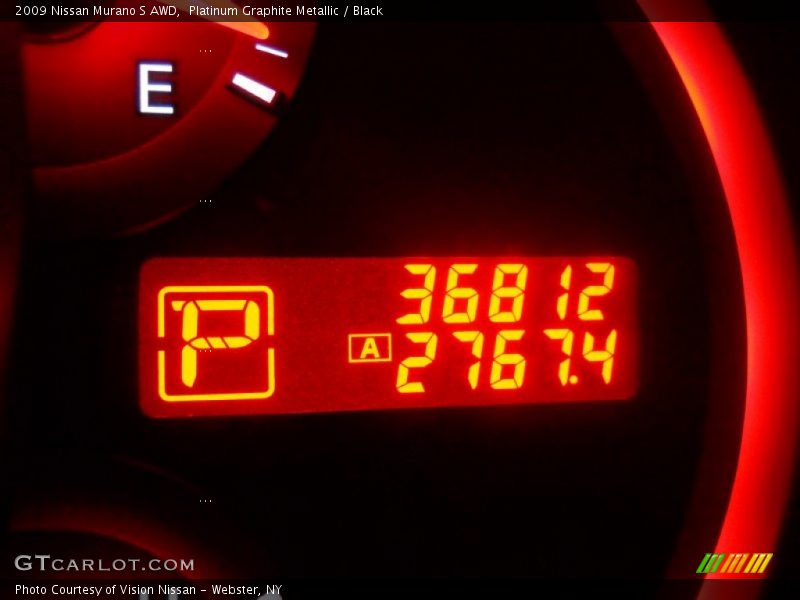 Platinum Graphite Metallic / Black 2009 Nissan Murano S AWD