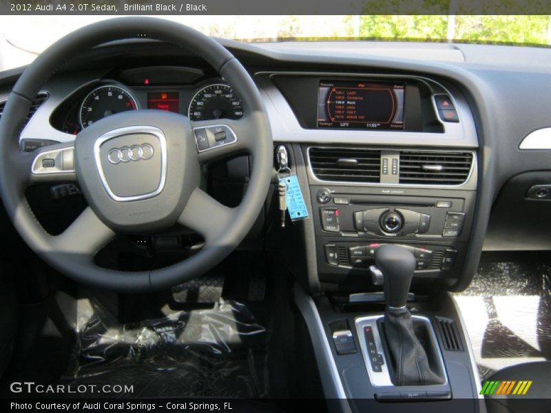 Brilliant Black / Black 2012 Audi A4 2.0T Sedan