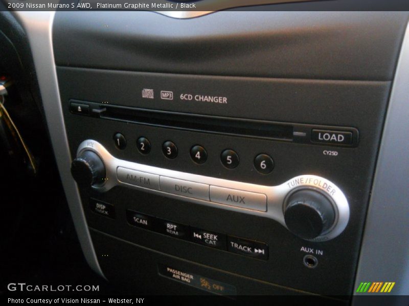 Platinum Graphite Metallic / Black 2009 Nissan Murano S AWD