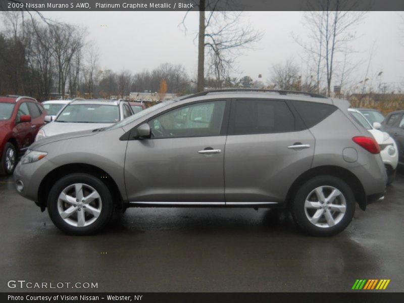 Platinum Graphite Metallic / Black 2009 Nissan Murano S AWD