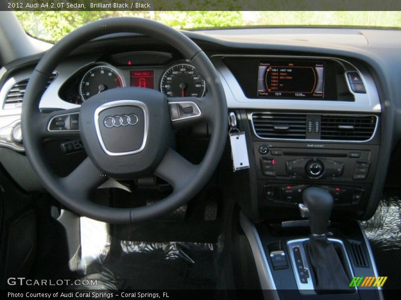 Brilliant Black / Black 2012 Audi A4 2.0T Sedan