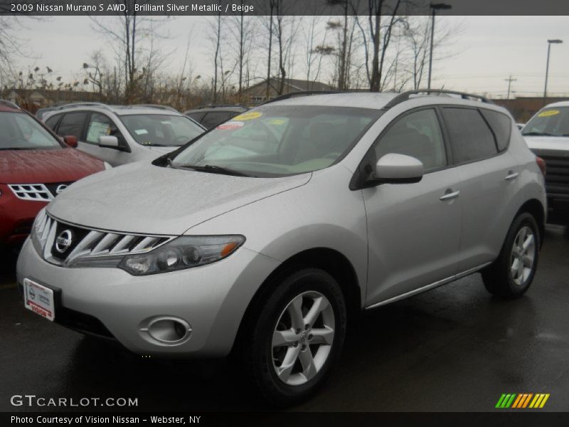 Front 3/4 View of 2009 Murano S AWD