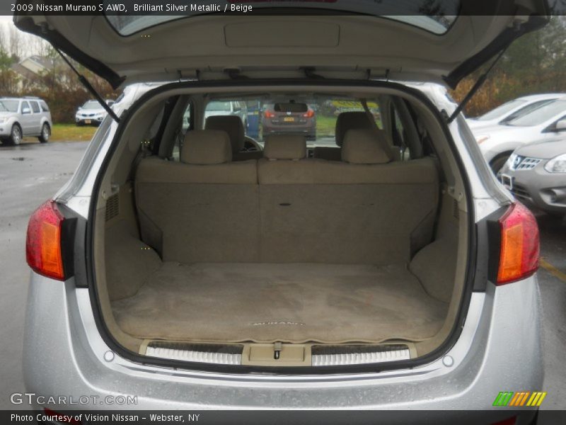  2009 Murano S AWD Trunk