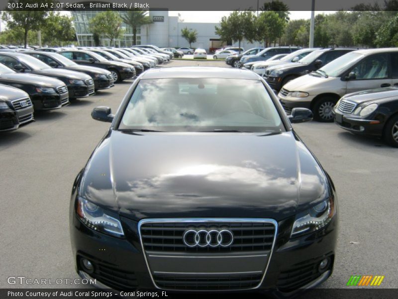 Brilliant Black / Black 2012 Audi A4 2.0T Sedan