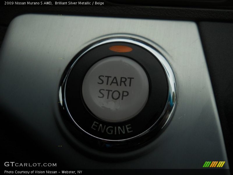 Brilliant Silver Metallic / Beige 2009 Nissan Murano S AWD