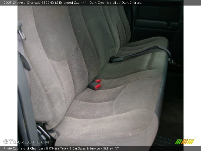 Dark Green Metallic / Dark Charcoal 2003 Chevrolet Silverado 2500HD LS Extended Cab 4x4
