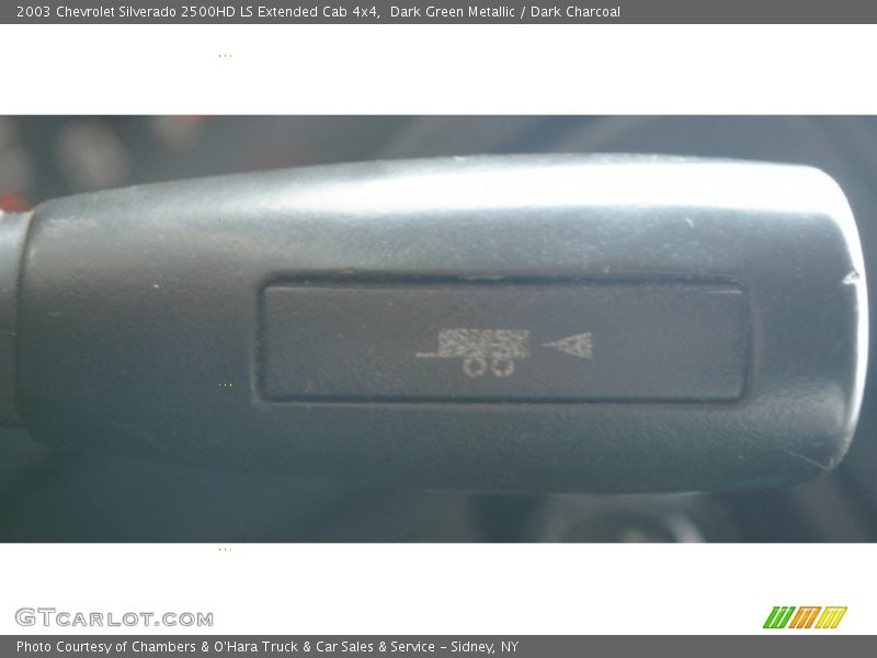 Dark Green Metallic / Dark Charcoal 2003 Chevrolet Silverado 2500HD LS Extended Cab 4x4