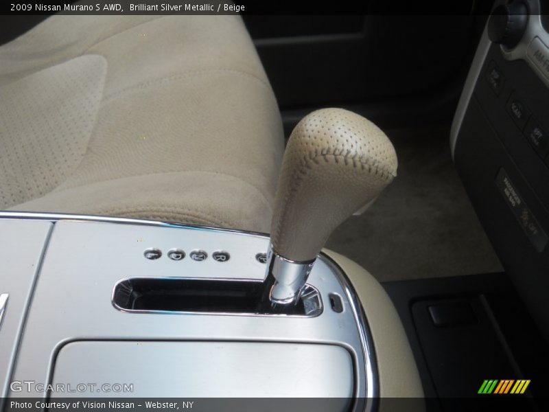  2009 Murano S AWD Xtronic CVT Automatic Shifter