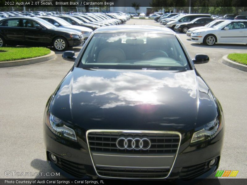 Brilliant Black / Cardamom Beige 2012 Audi A4 2.0T Sedan