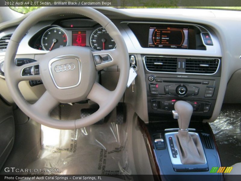 Brilliant Black / Cardamom Beige 2012 Audi A4 2.0T Sedan