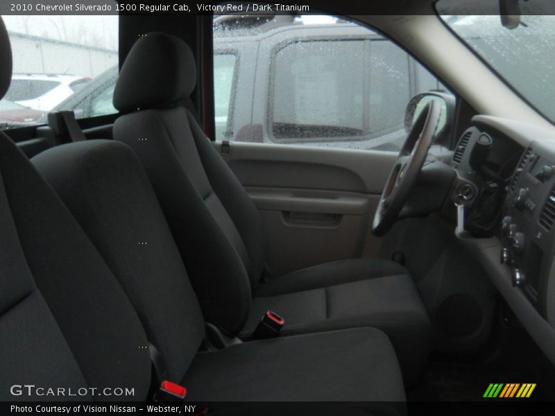 Victory Red / Dark Titanium 2010 Chevrolet Silverado 1500 Regular Cab