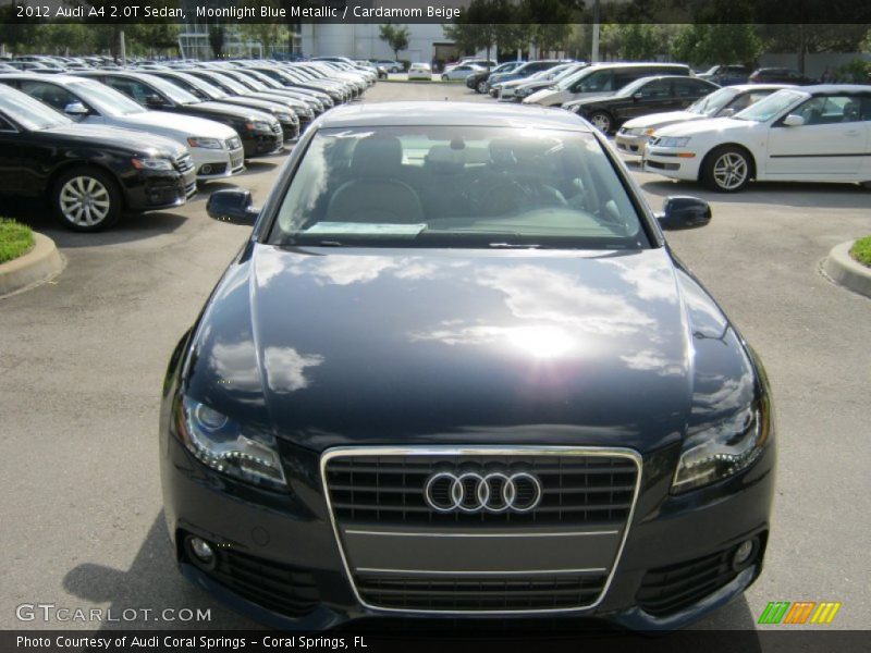 Moonlight Blue Metallic / Cardamom Beige 2012 Audi A4 2.0T Sedan