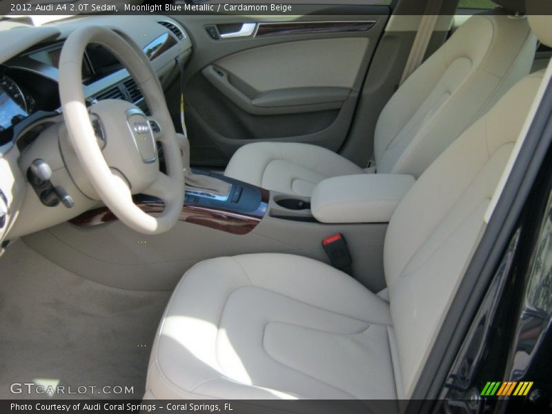 Moonlight Blue Metallic / Cardamom Beige 2012 Audi A4 2.0T Sedan