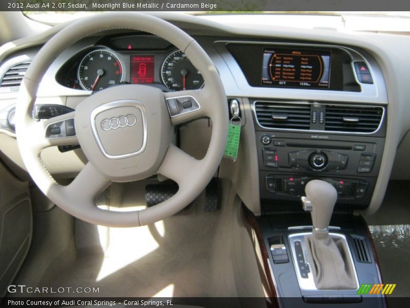 Moonlight Blue Metallic / Cardamom Beige 2012 Audi A4 2.0T Sedan