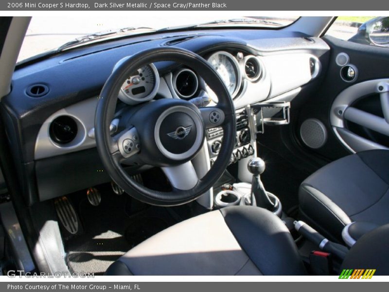 Dark Silver Metallic / Space Gray/Panther Black 2006 Mini Cooper S Hardtop