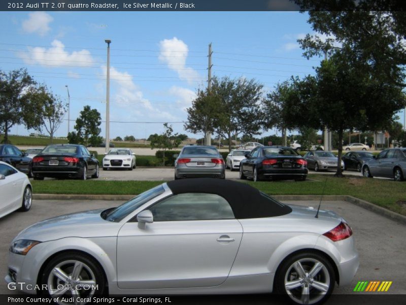 Ice Silver Metallic / Black 2012 Audi TT 2.0T quattro Roadster