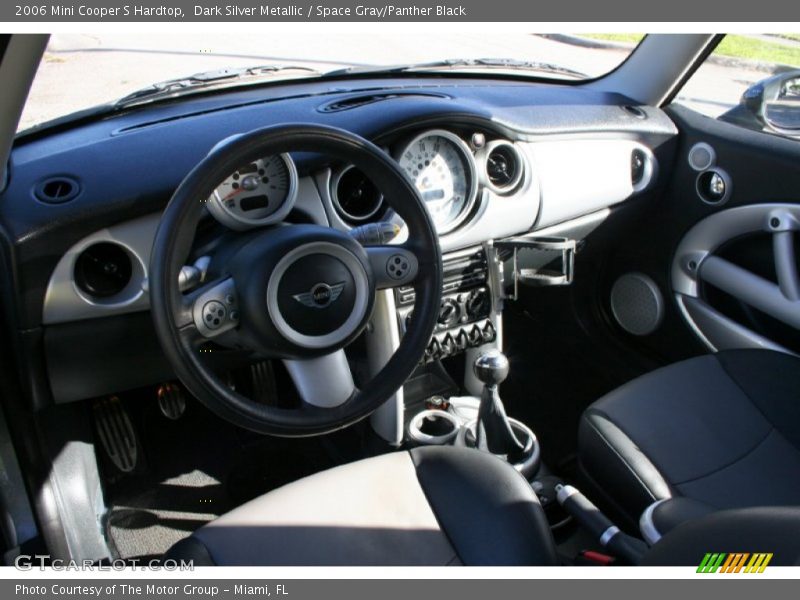 Dark Silver Metallic / Space Gray/Panther Black 2006 Mini Cooper S Hardtop