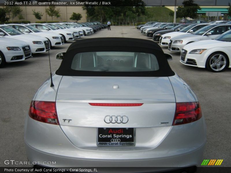 Ice Silver Metallic / Black 2012 Audi TT 2.0T quattro Roadster