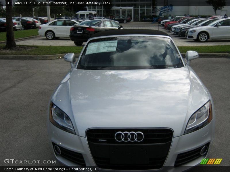 Ice Silver Metallic / Black 2012 Audi TT 2.0T quattro Roadster