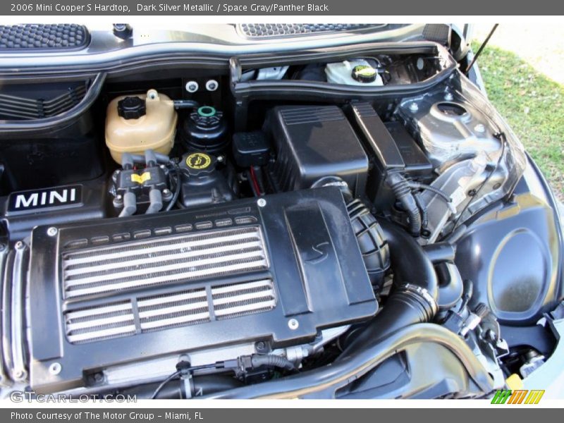Dark Silver Metallic / Space Gray/Panther Black 2006 Mini Cooper S Hardtop