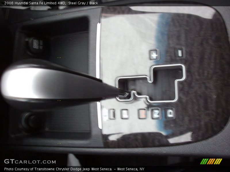 Steel Gray / Black 2008 Hyundai Santa Fe Limited 4WD