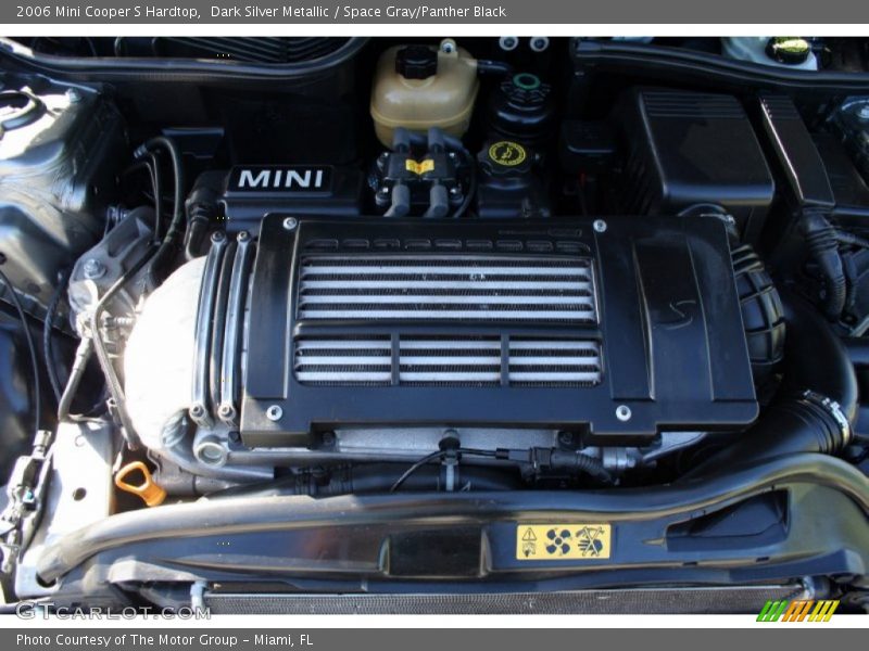Dark Silver Metallic / Space Gray/Panther Black 2006 Mini Cooper S Hardtop