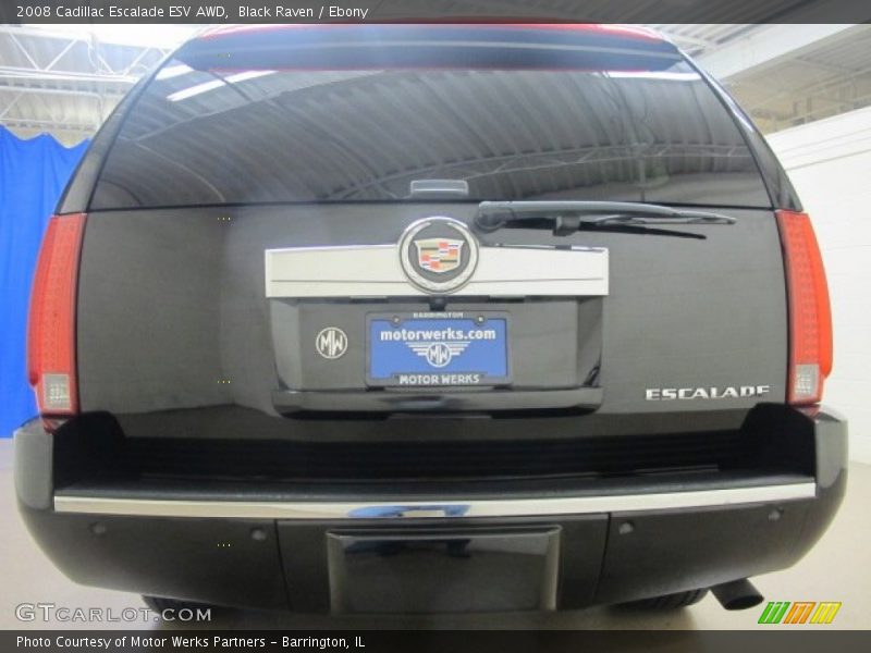 Black Raven / Ebony 2008 Cadillac Escalade ESV AWD