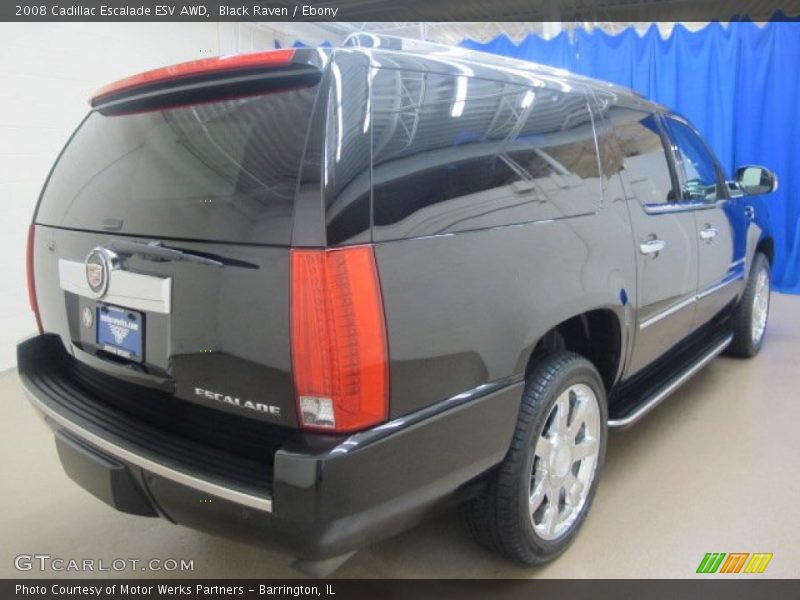Black Raven / Ebony 2008 Cadillac Escalade ESV AWD