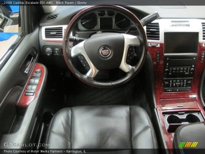 Black Raven / Ebony 2008 Cadillac Escalade ESV AWD
