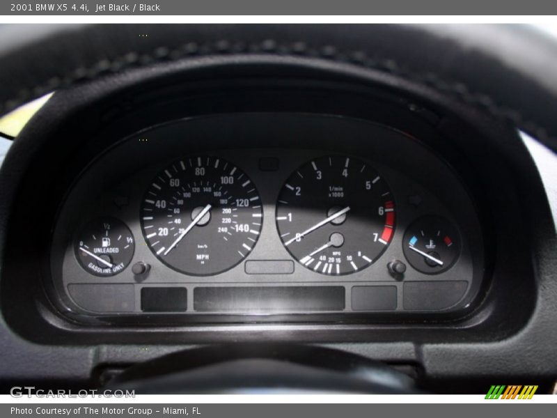 Jet Black / Black 2001 BMW X5 4.4i