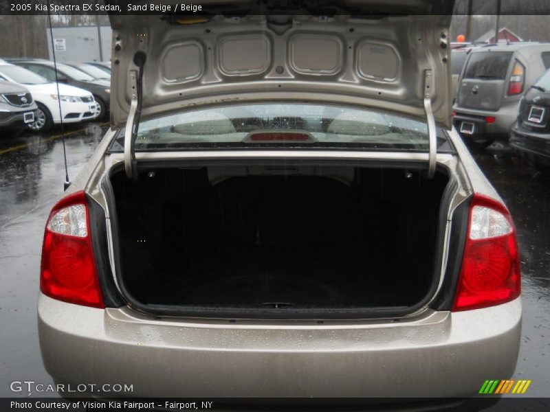 Sand Beige / Beige 2005 Kia Spectra EX Sedan