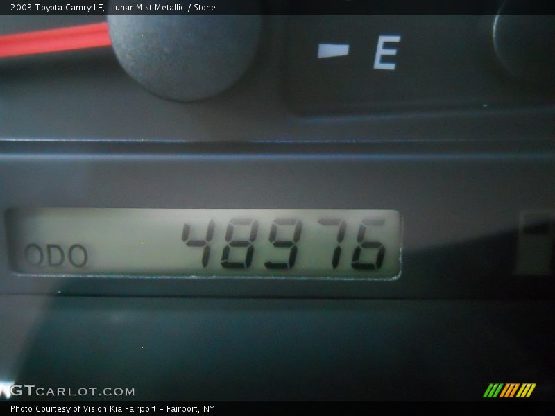 Lunar Mist Metallic / Stone 2003 Toyota Camry LE