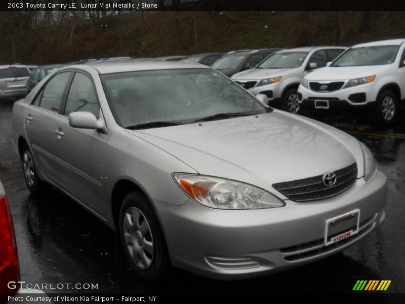 Lunar Mist Metallic / Stone 2003 Toyota Camry LE