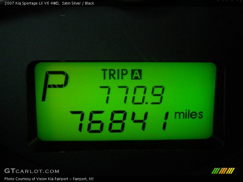 Satin Silver / Black 2007 Kia Sportage LX V6 4WD