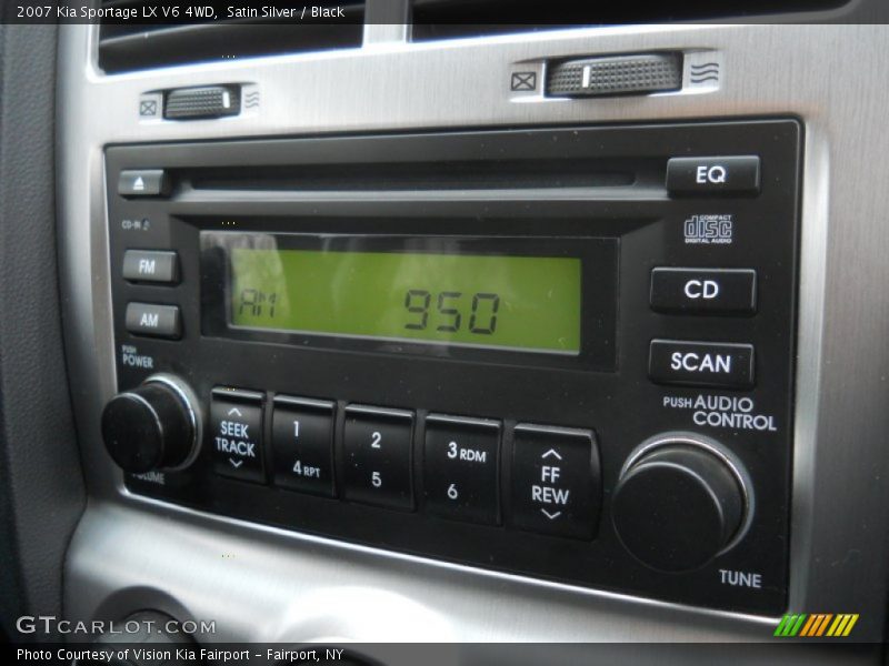 Satin Silver / Black 2007 Kia Sportage LX V6 4WD