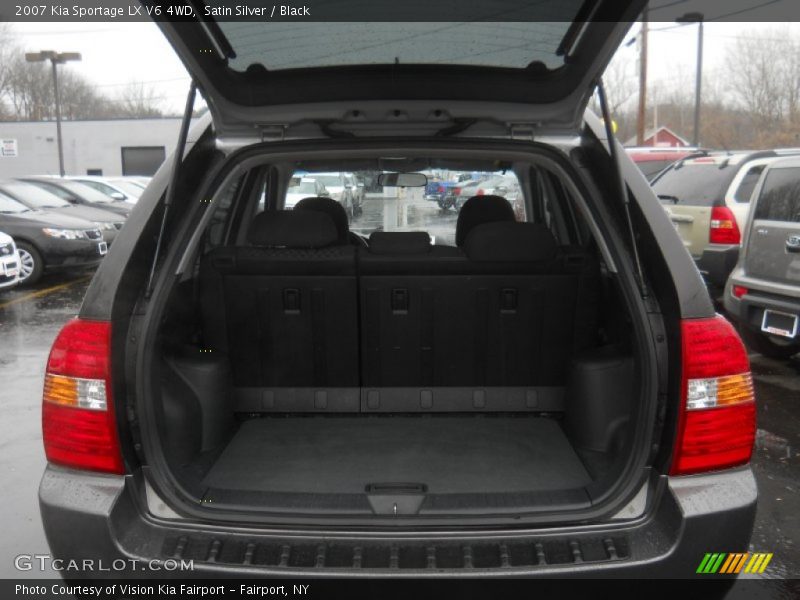Satin Silver / Black 2007 Kia Sportage LX V6 4WD