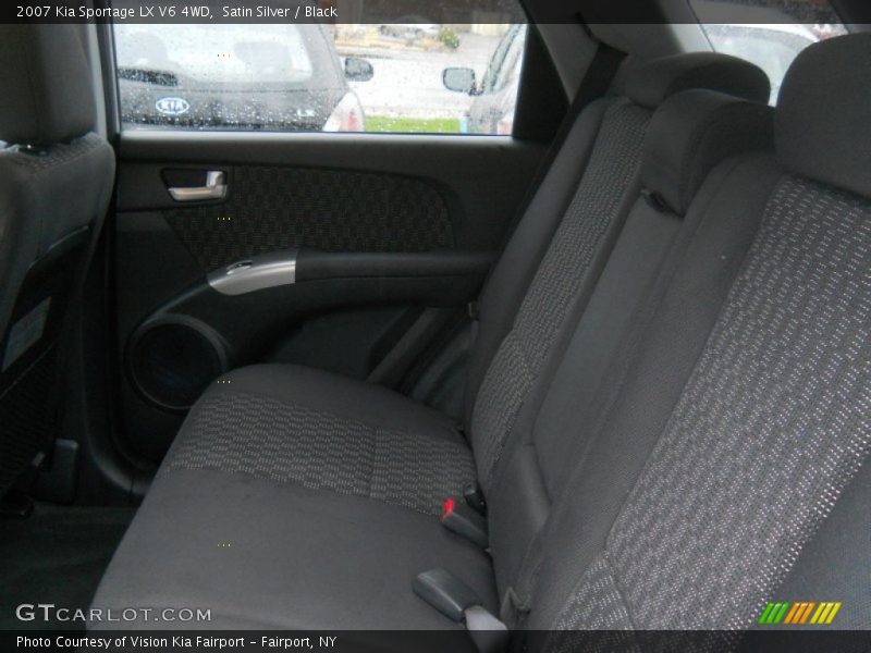 Satin Silver / Black 2007 Kia Sportage LX V6 4WD