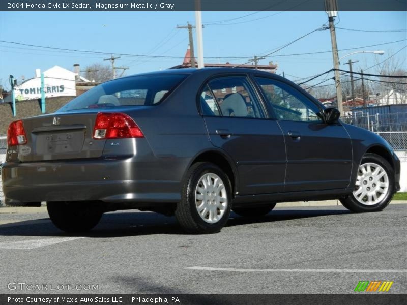 Magnesium Metallic / Gray 2004 Honda Civic LX Sedan
