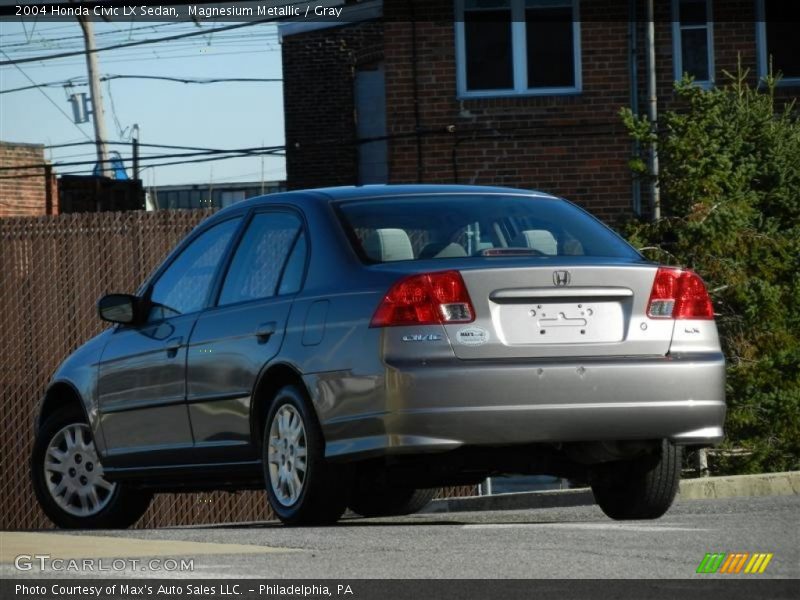 Magnesium Metallic / Gray 2004 Honda Civic LX Sedan