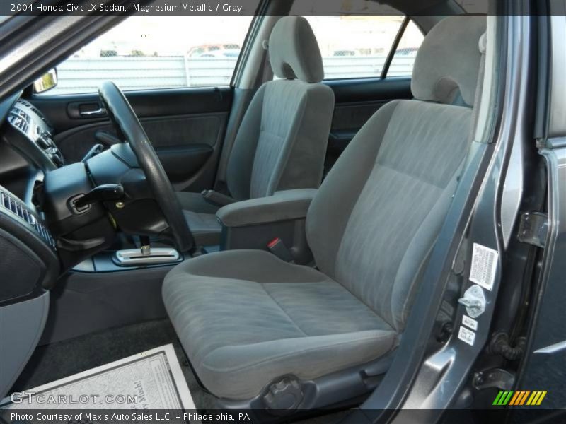 Magnesium Metallic / Gray 2004 Honda Civic LX Sedan