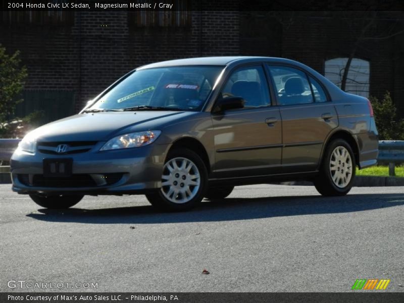 Magnesium Metallic / Gray 2004 Honda Civic LX Sedan