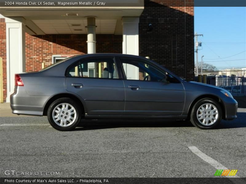 Magnesium Metallic / Gray 2004 Honda Civic LX Sedan