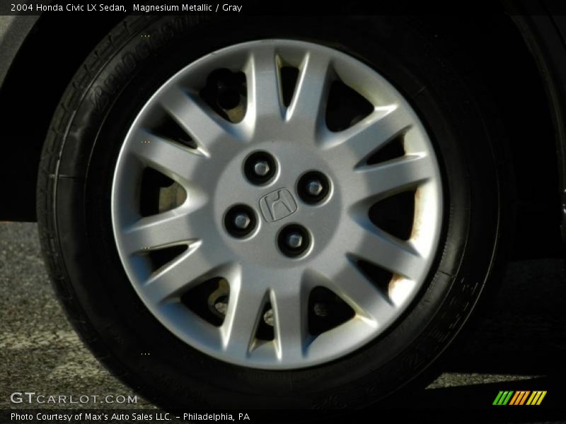 Magnesium Metallic / Gray 2004 Honda Civic LX Sedan