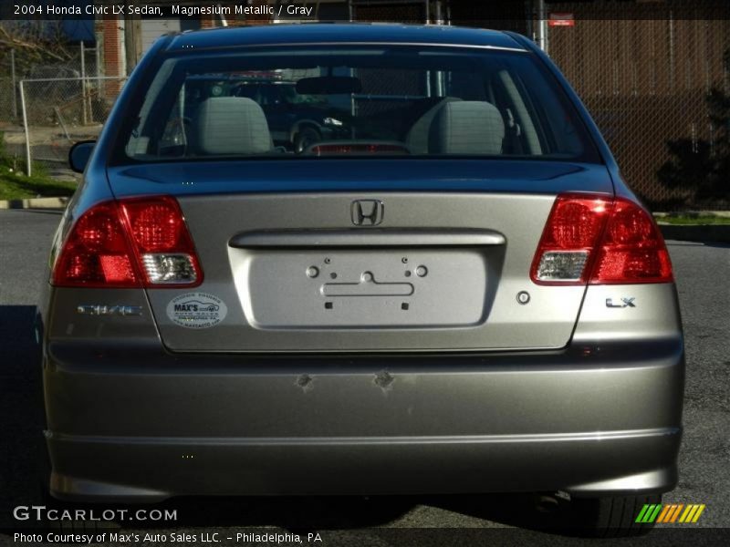 Magnesium Metallic / Gray 2004 Honda Civic LX Sedan
